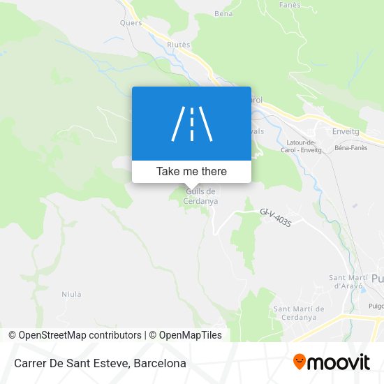 Carrer De Sant Esteve map