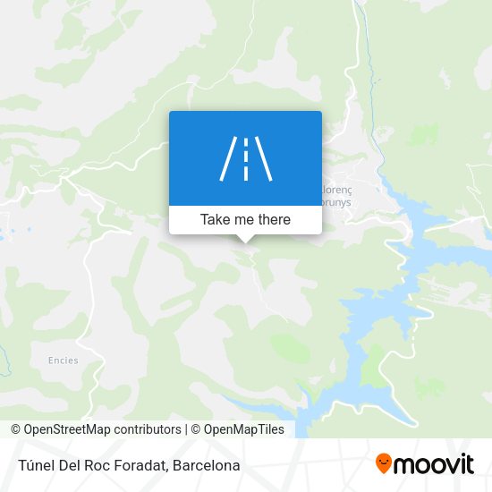 Túnel Del Roc Foradat map