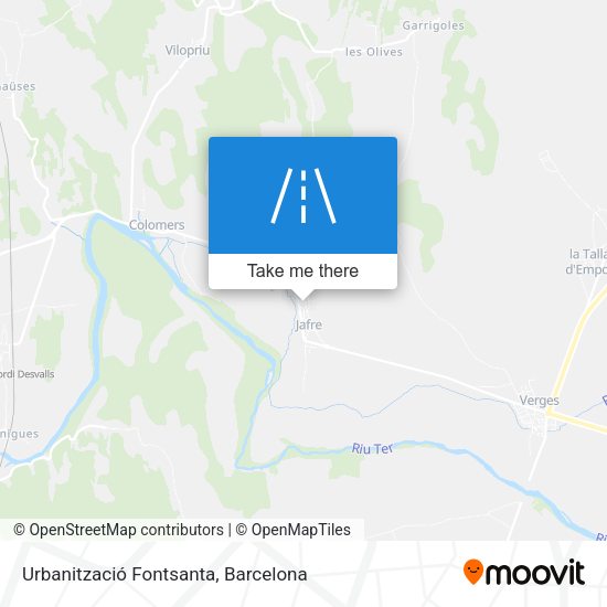 Urbanització Fontsanta map
