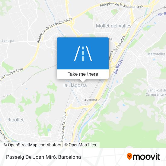 Passeig De Joan Miró map