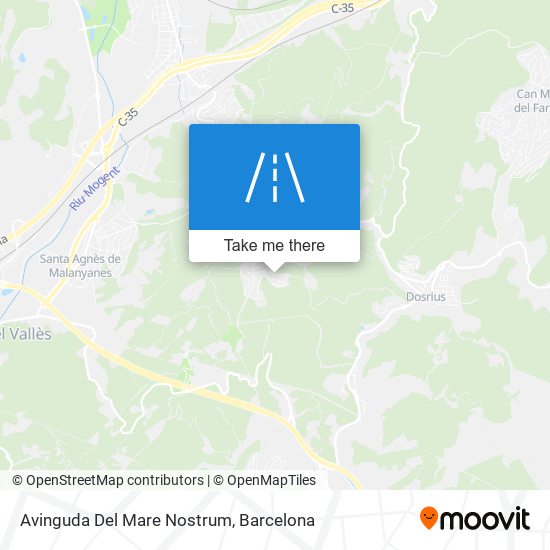 Avinguda Del Mare Nostrum map
