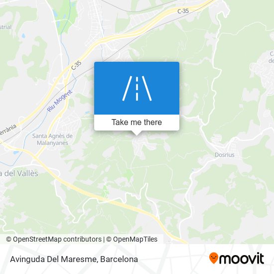 mapa Avinguda Del Maresme