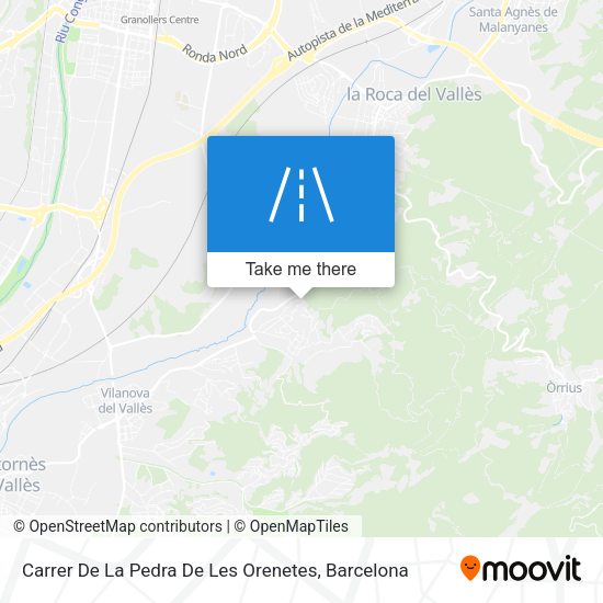 Carrer De La Pedra De Les Orenetes map