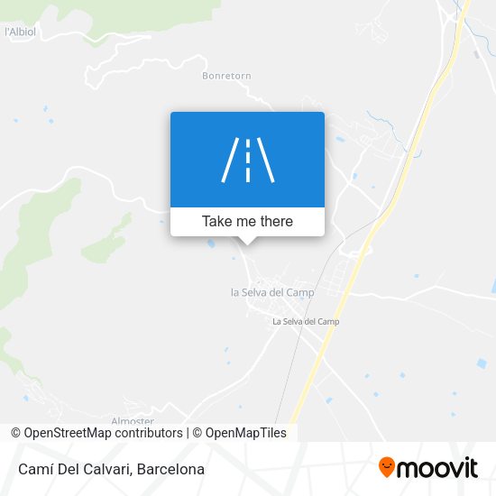 Camí Del Calvari map