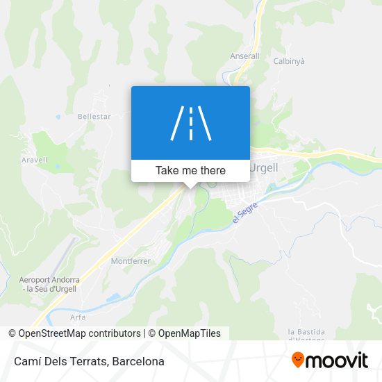 Camí Dels Terrats map