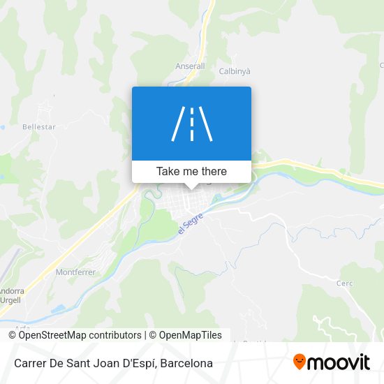 Carrer De Sant Joan D'Espí map