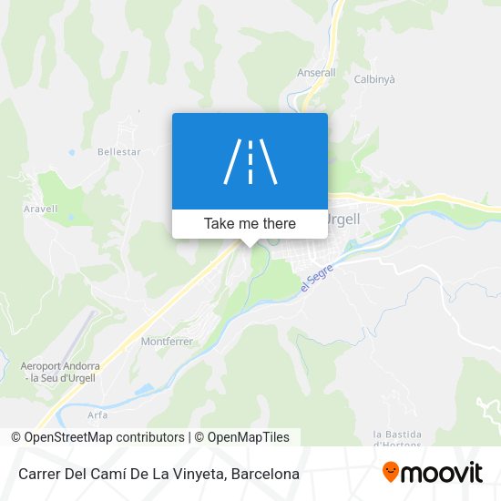 Carrer Del Camí De La Vinyeta map