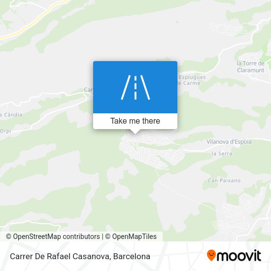 Carrer De Rafael Casanova map