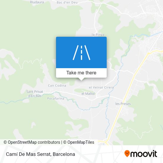 Camí De Mas Serrat map