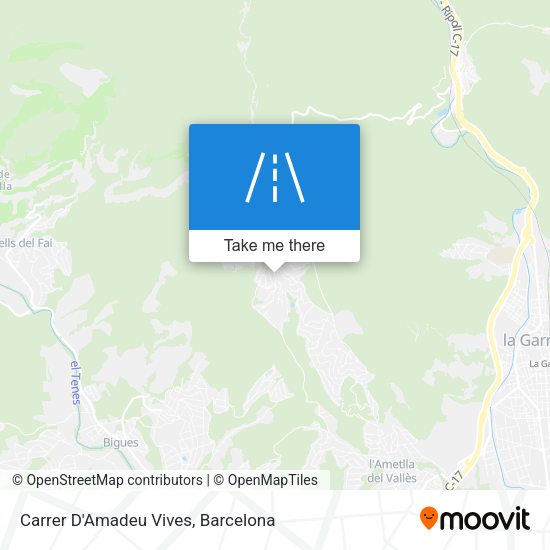 Carrer D'Amadeu Vives map