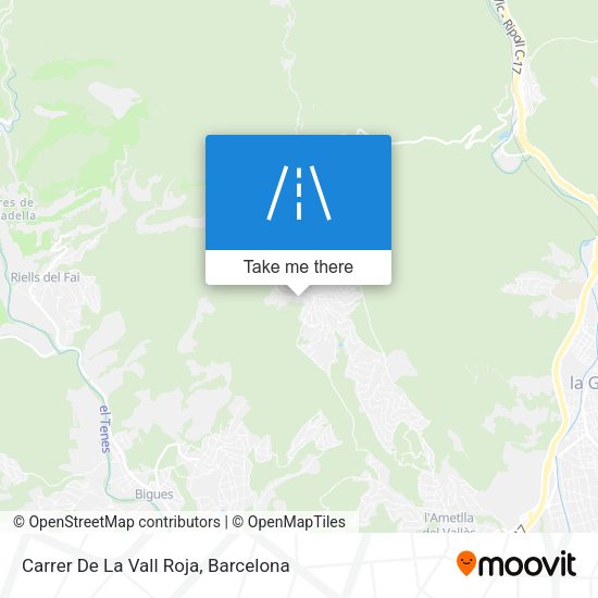 Carrer De La Vall Roja map