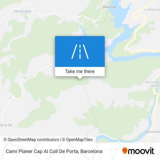 Camí Planer Cap Al Coll De Porta map