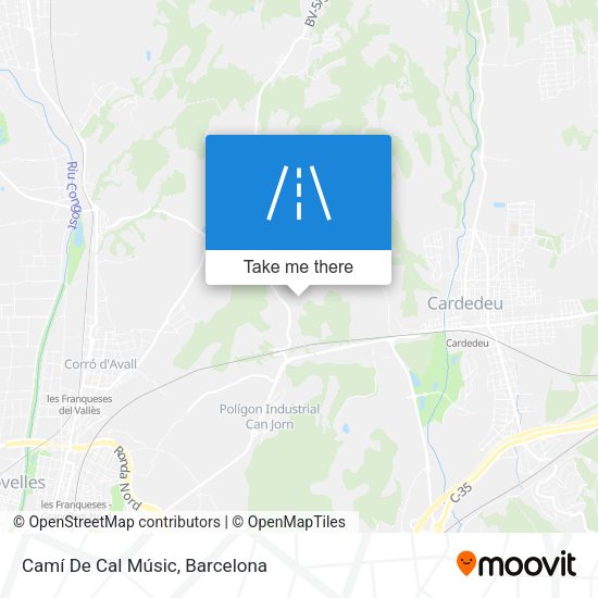 Camí De Cal Músic map