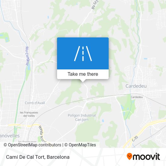 Camí De Cal Tort map