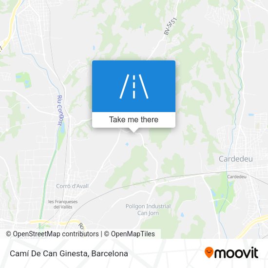 Camí De Can Ginesta map