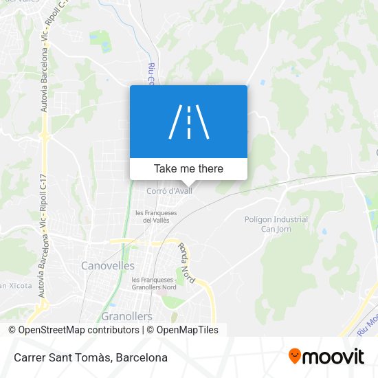 Carrer Sant Tomàs map