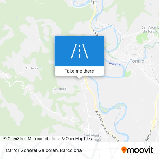 Carrer General Galceran map