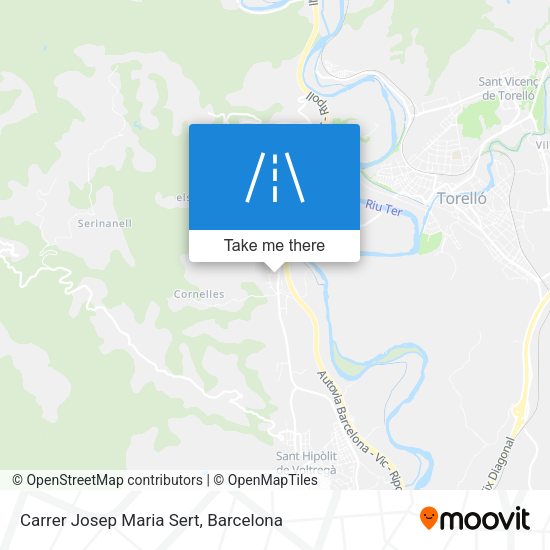 Carrer Josep Maria Sert map