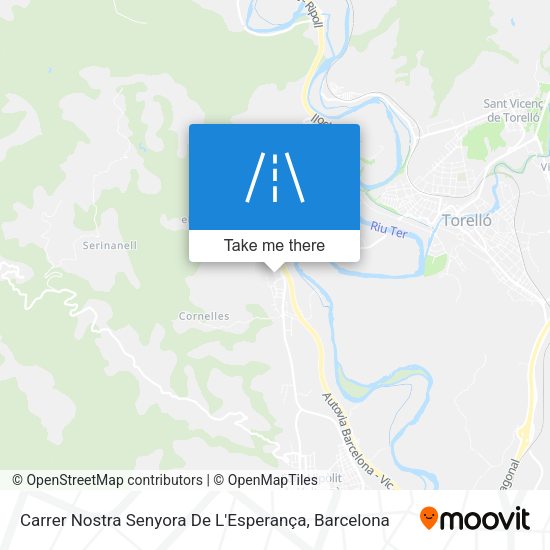 Carrer Nostra Senyora De L'Esperança map