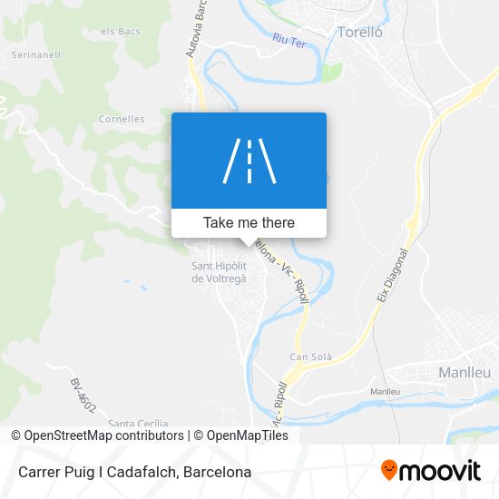 Carrer Puig I Cadafalch map