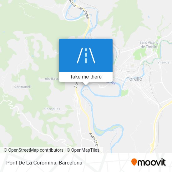 Pont De La Coromina map
