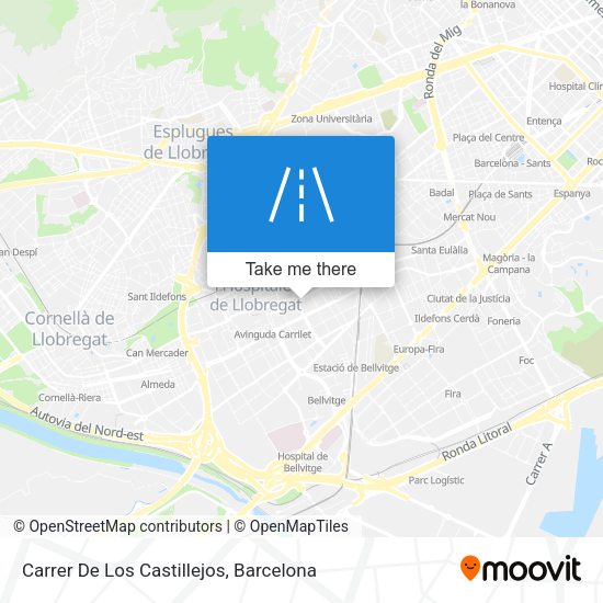 Carrer De Los Castillejos map