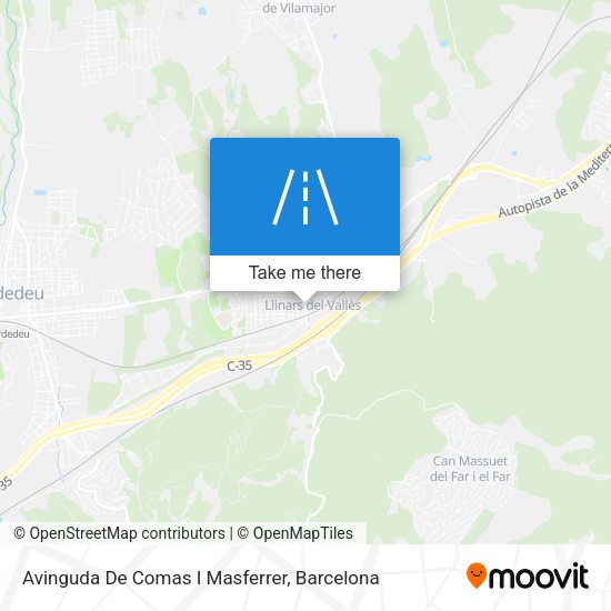Avinguda De Comas I Masferrer map