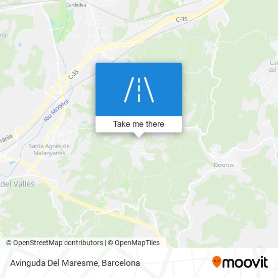 Avinguda Del Maresme map