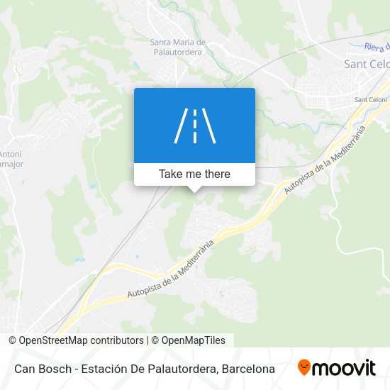 Can Bosch - Estación De Palautordera map