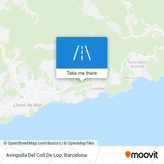 Avinguda Del Coll De Lop map