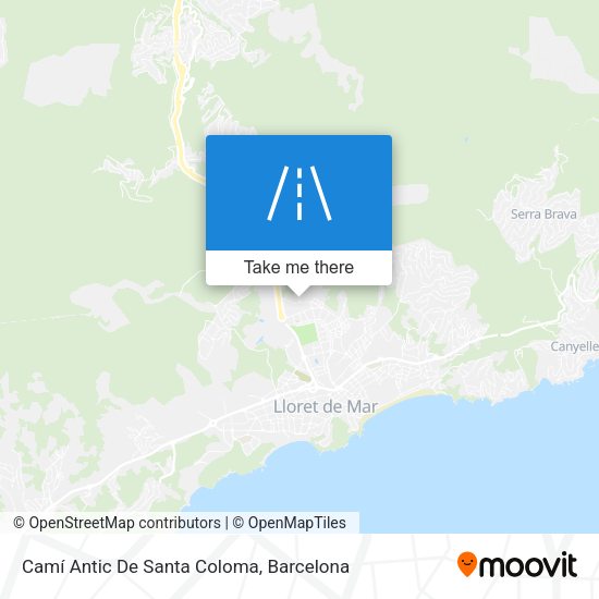 Camí Antic De Santa Coloma map