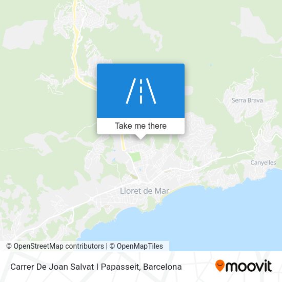 Carrer De Joan Salvat I Papasseit map