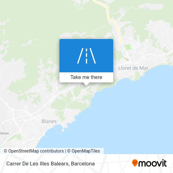 Carrer De Les Illes Balears map