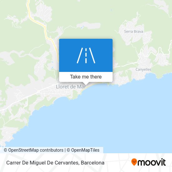 Carrer De Miguel De Cervantes map