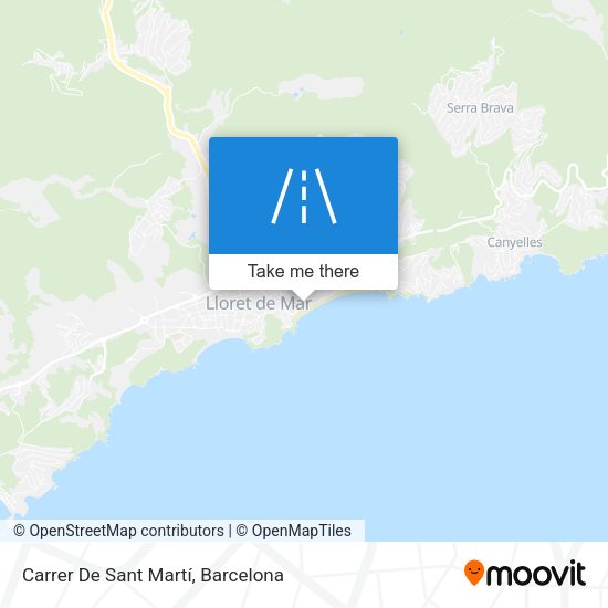 Carrer De Sant Martí map