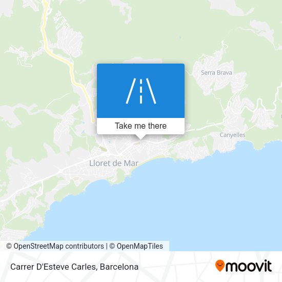 Carrer D'Esteve Carles map