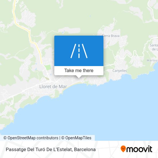Passatge Del Turó De L'Estelat map