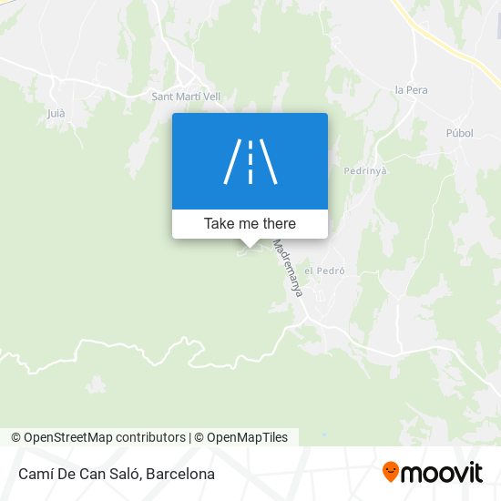 Camí De Can Saló map