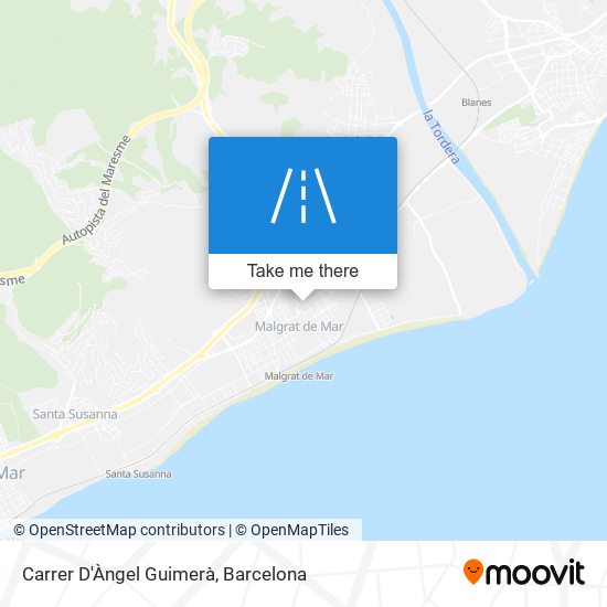 Carrer D'Àngel Guimerà map