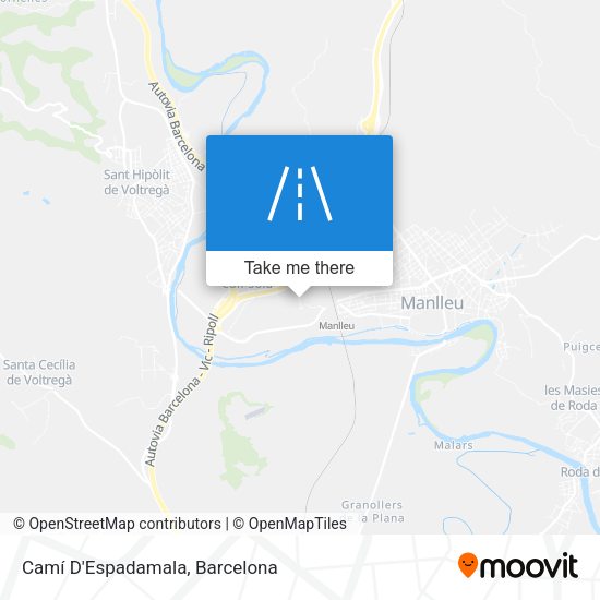 Camí D'Espadamala map