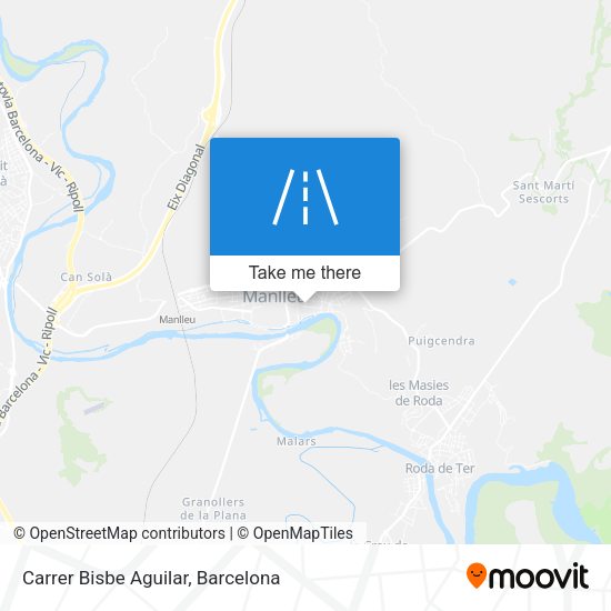 Carrer Bisbe Aguilar map