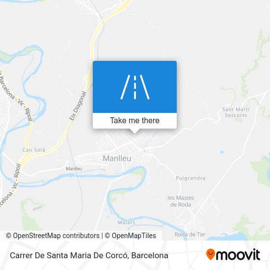 Carrer De Santa Maria De Corcó map