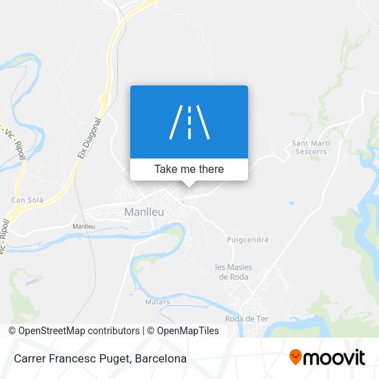 Carrer Francesc Puget map