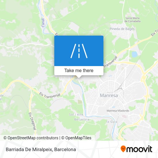 Barriada De Miralpeix map