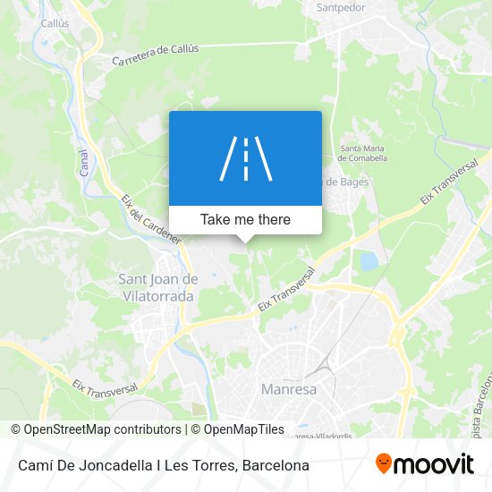 Camí De Joncadella I Les Torres map