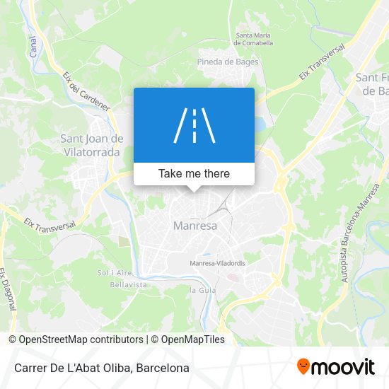 Carrer De L'Abat Oliba map