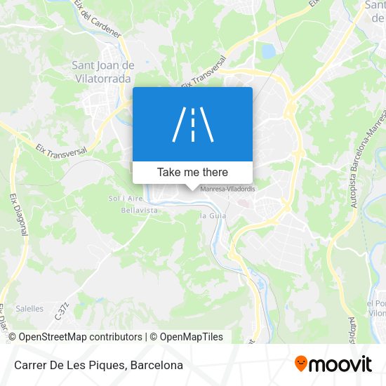 Carrer De Les Piques map