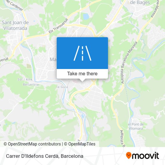Carrer D'Ildefons Cerdà map