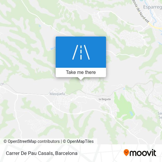 Carrer De Pau Casals map
