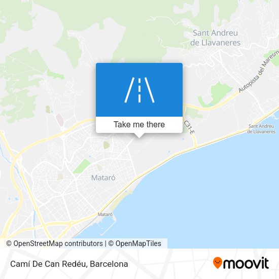 Camí De Can Redéu map